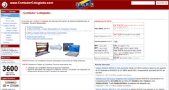 Desktop Screenshot of contadorcolegiado.com