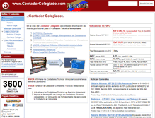 Tablet Screenshot of contadorcolegiado.com
